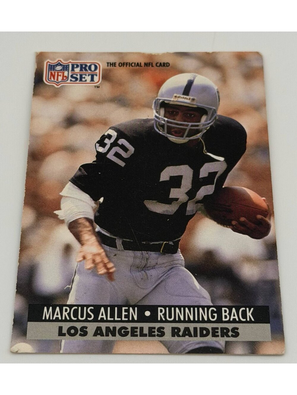 Marcus Allen 1991 Pro Set NFL LA Raiders Hall of Fame Running Back